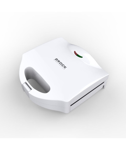 Aparat pentru deserturi în formă de nuci – BROCK 750W, 12 forme, plăci antiaderente, carcasă Cool-Touch, indicatori LED, piciorușe anti-alunecare.